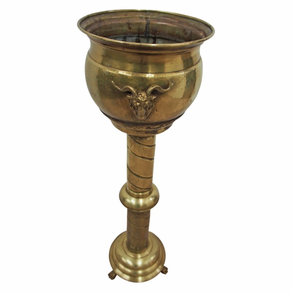 Brass Jardiniere on Stand