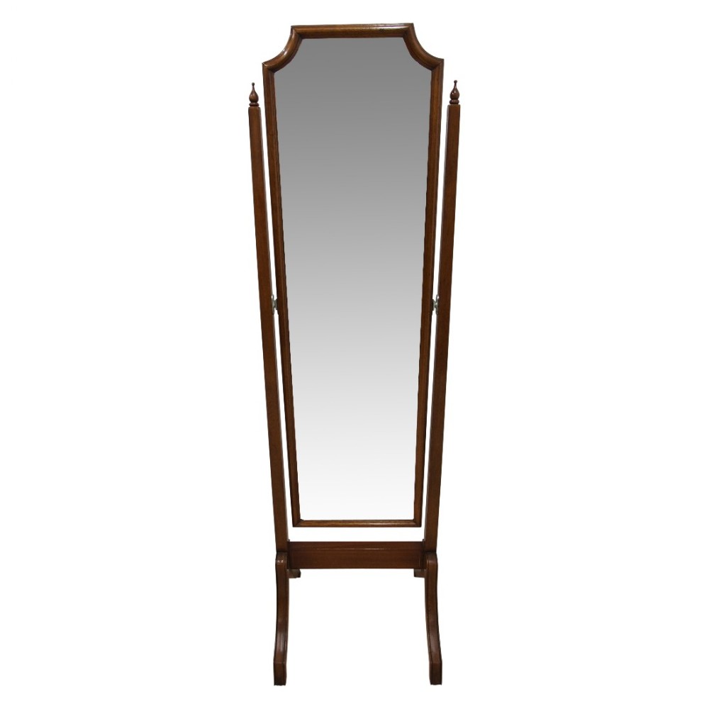 Walnut Cheval Mirror