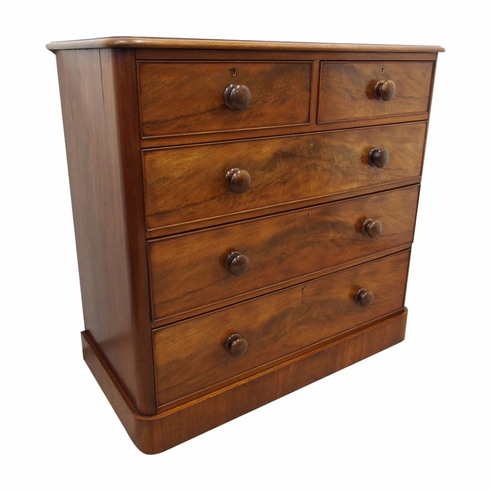 Mid Victorian Mahogany Chest of Drawers