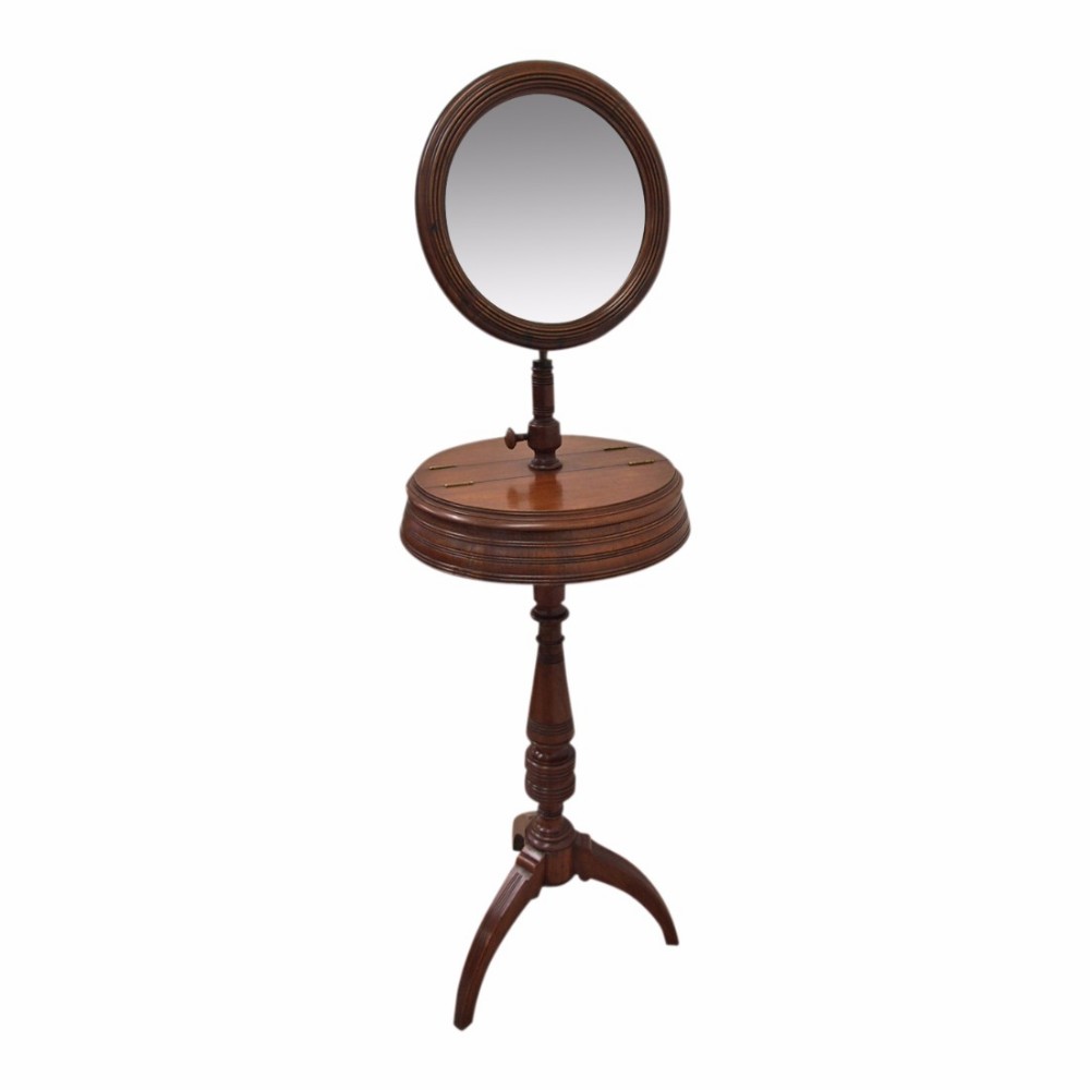 Late Victorian Adjustable Mahogany Dressing Stand