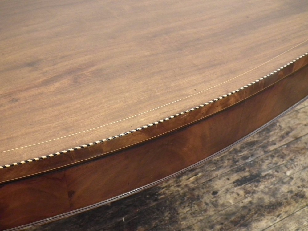 Late George III Mahogany Serpentine Serving Table View V