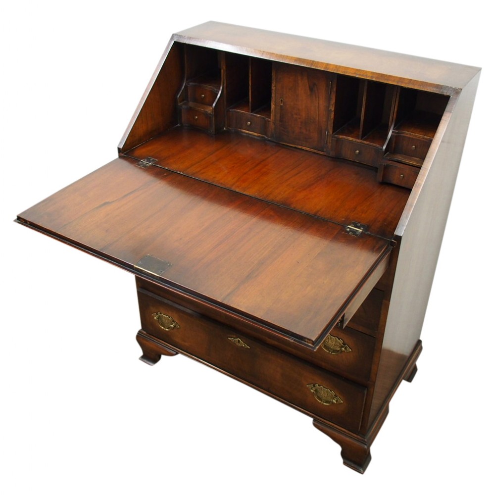 Early Georgian Style Walnut Bureau