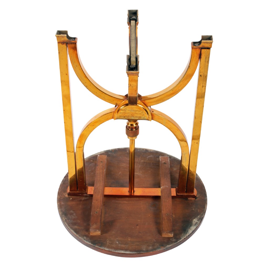 Pair of Circular Mahogany and Brass Occasional Tables View VII