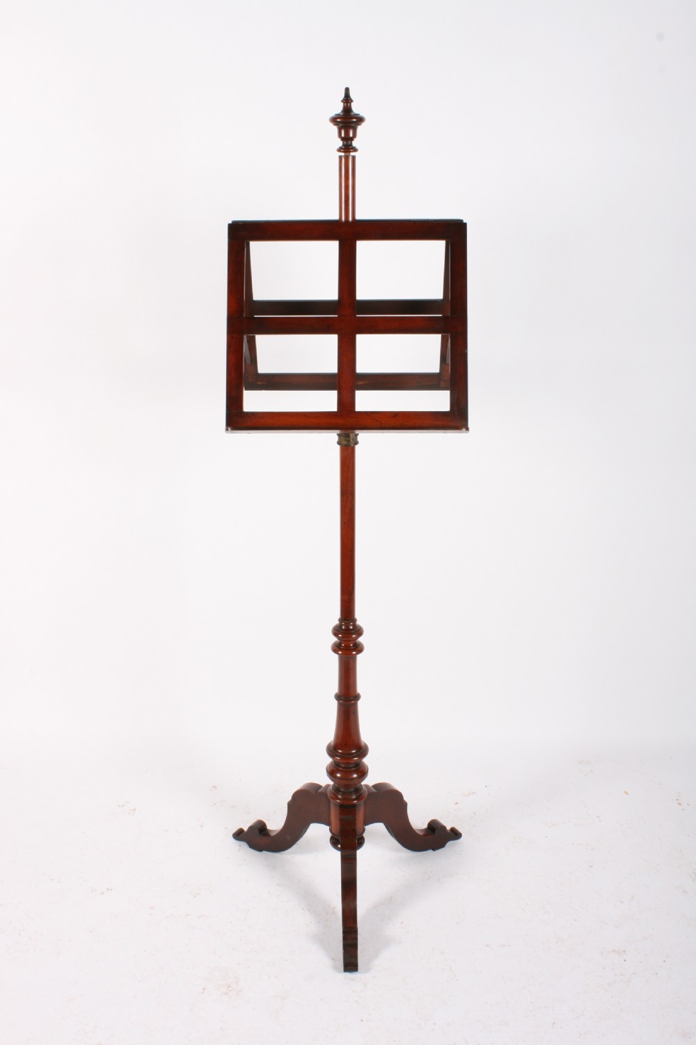 Victorian Mahogany Duet Music Stand View II