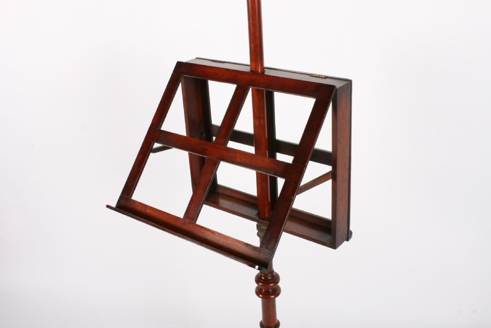 Victorian Mahogany Duet Music Stand View X