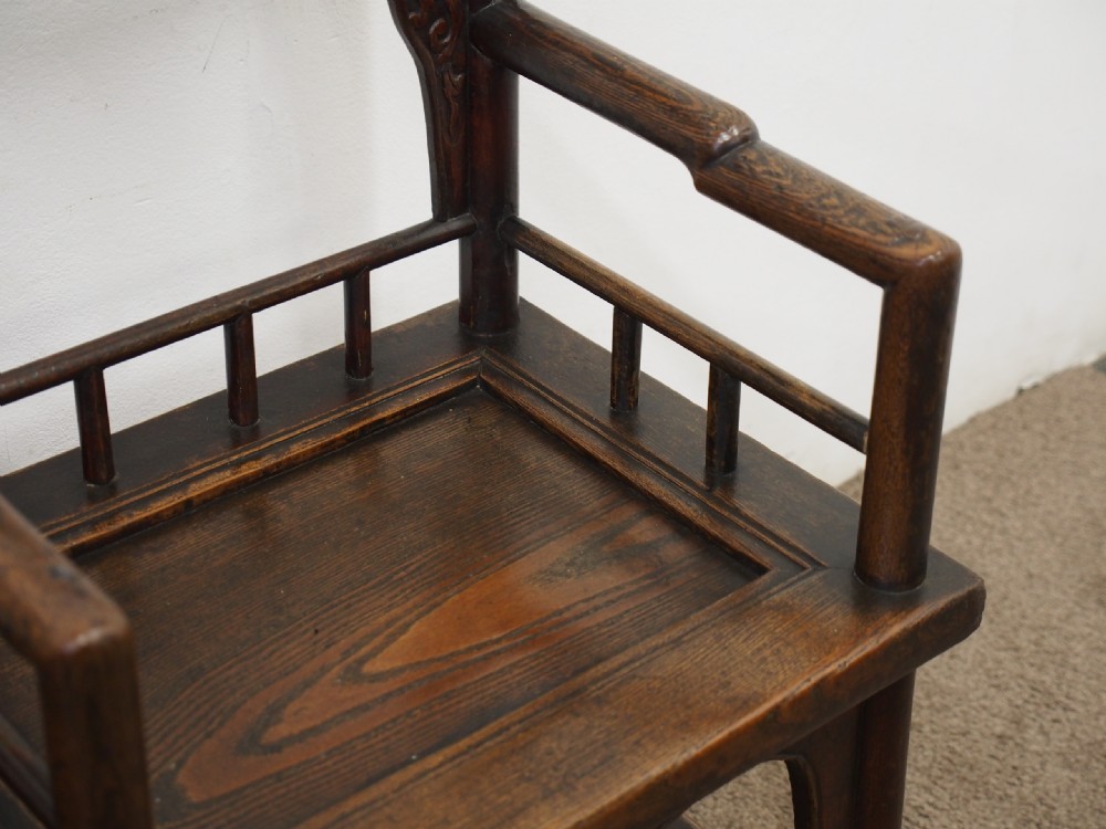Pair of 19th Century Chinese Armchairs View IV