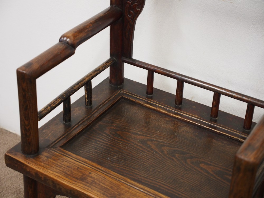 Pair of 19th Century Chinese Armchairs View V