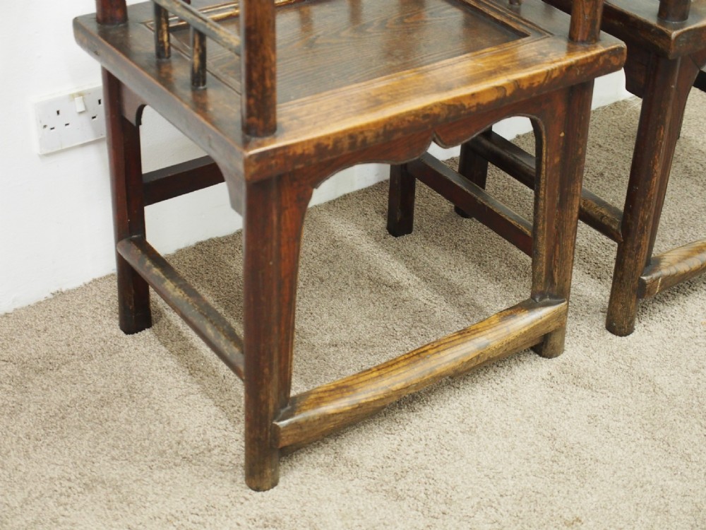 Pair of 19th Century Chinese Armchairs View VIII