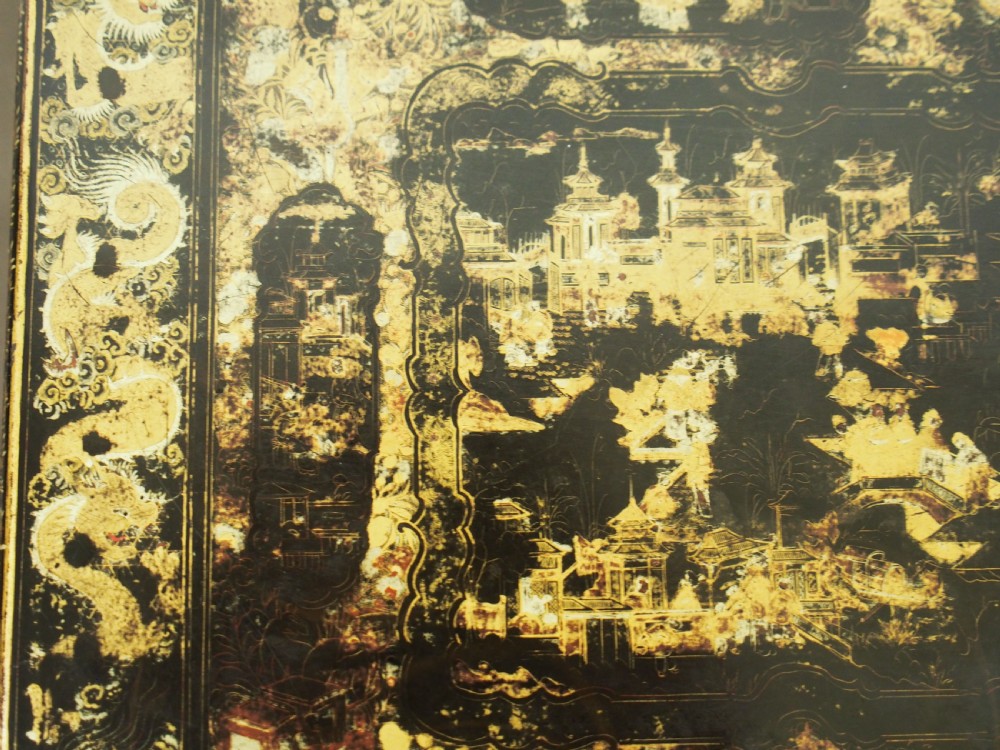 Nest of Three Chinese Lacquered Tables View VII
