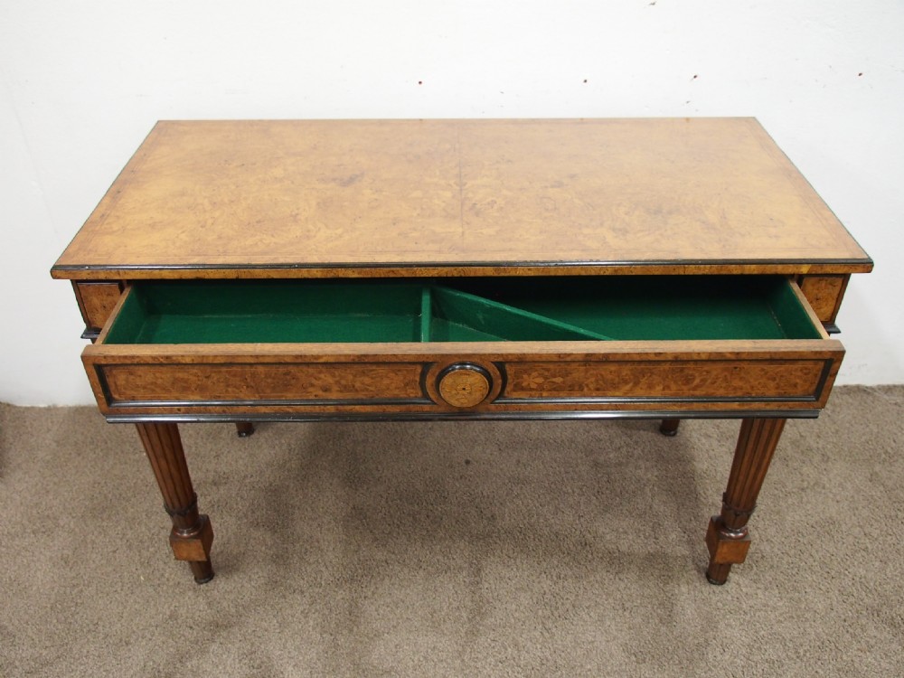 Scottish Regency Pollard Oak Side Table View IX