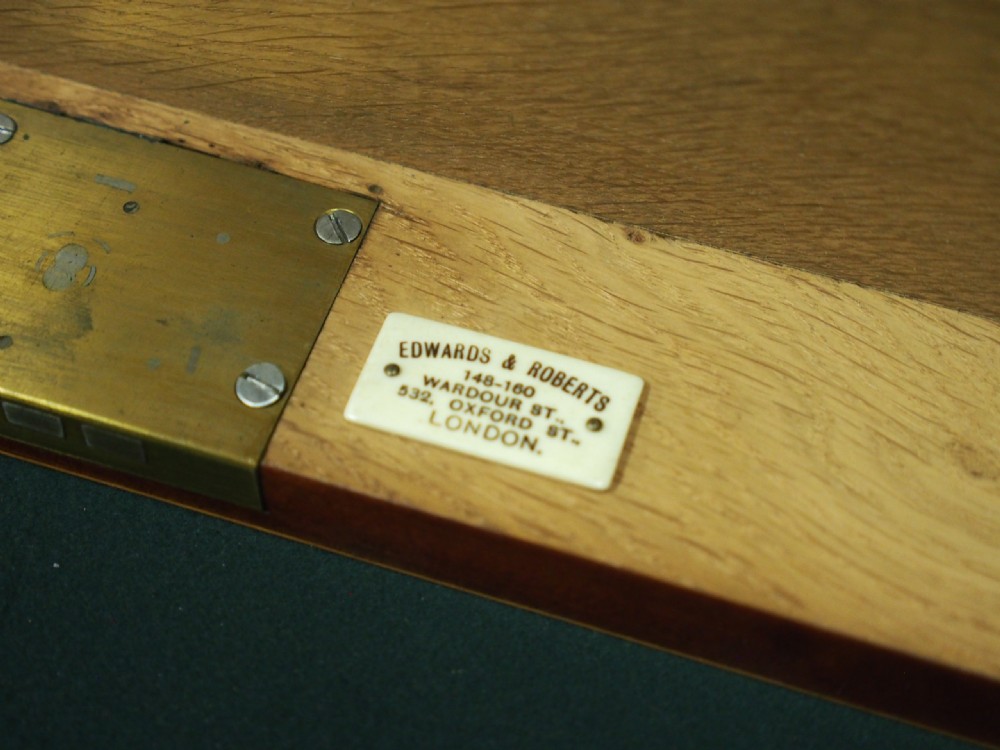 Edwards and Roberts Satinwood Writing Desk View XI