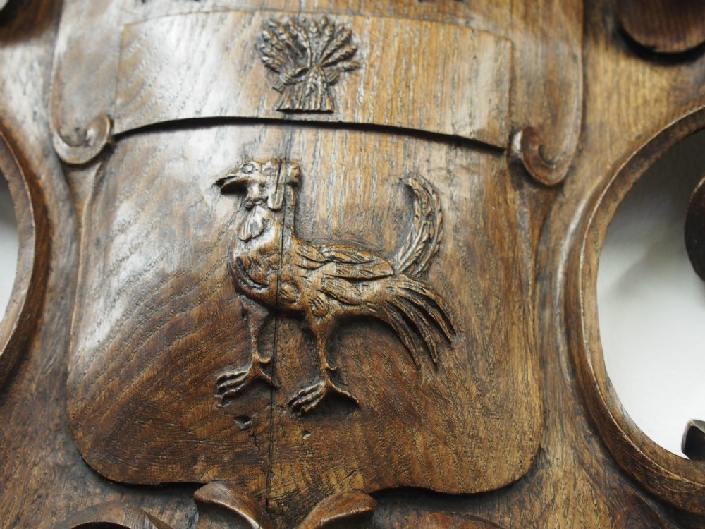 Victorian Carved Shield Plaques View IX