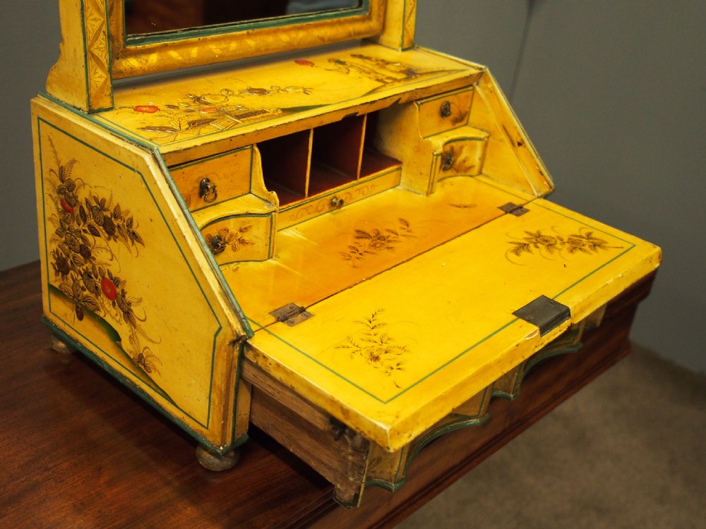 Victorian Japanned Toilet Mirror View X