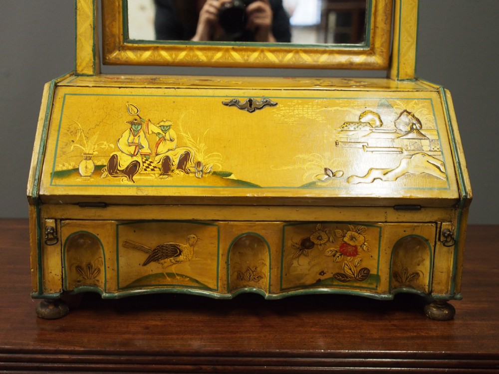 Victorian Japanned Toilet Mirror View XIII