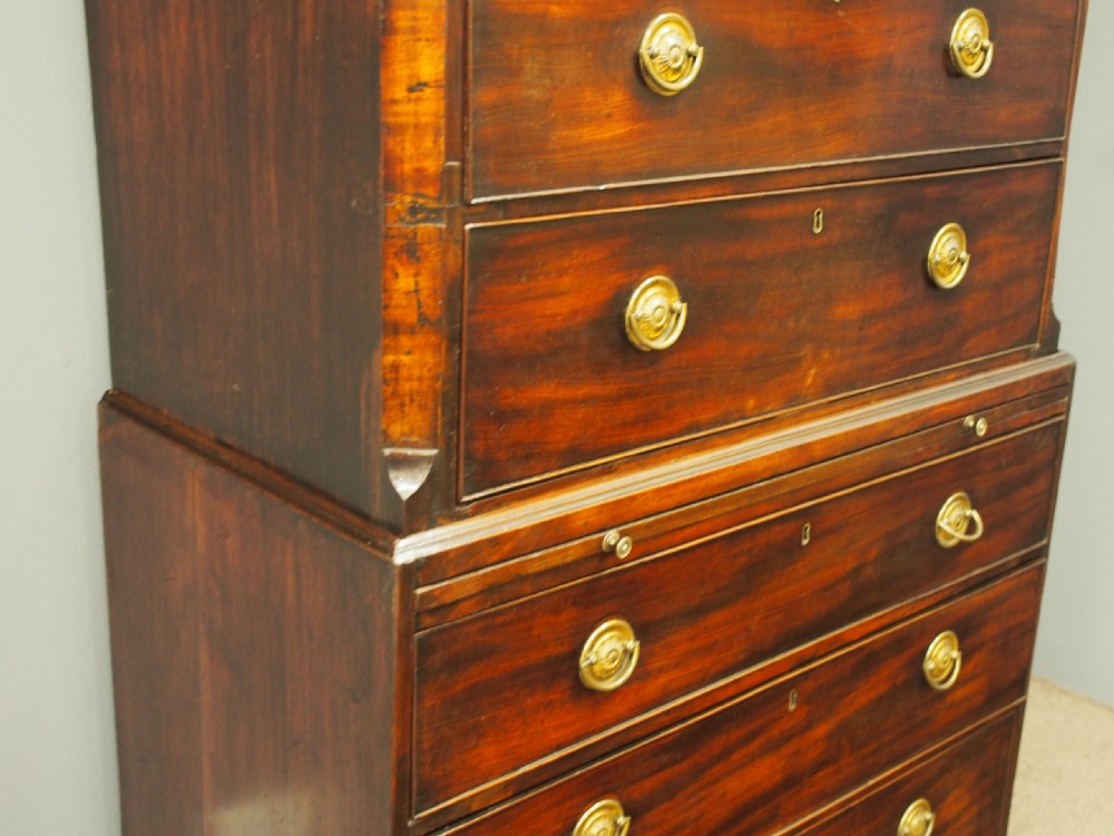 George III Mahogany Chest on Chest View XII