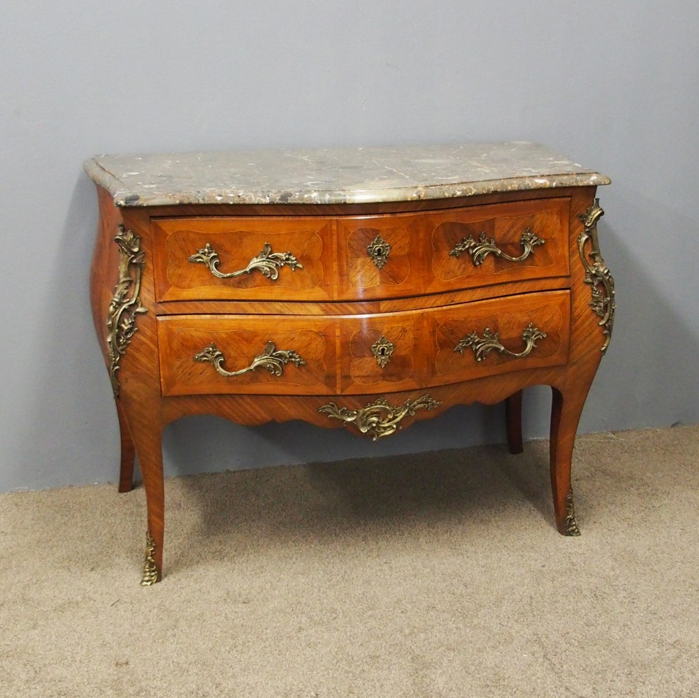 Large Louis IV Style French Kingwood Commode