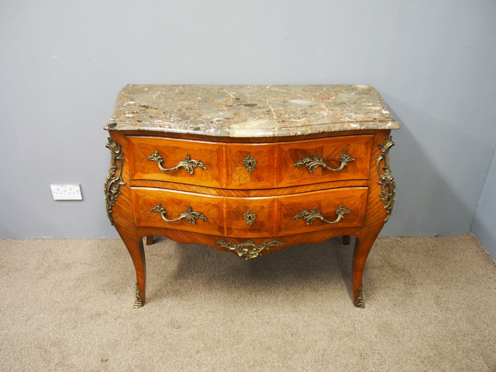 Large Louis IV Style French Kingwood Commode View II