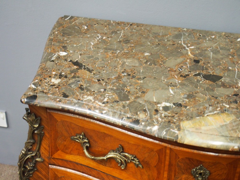 Large Louis IV Style French Kingwood Commode View VI