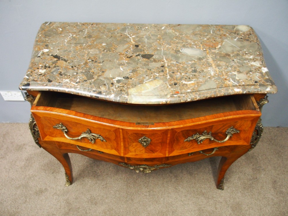 Large Louis IV Style French Kingwood Commode View IX