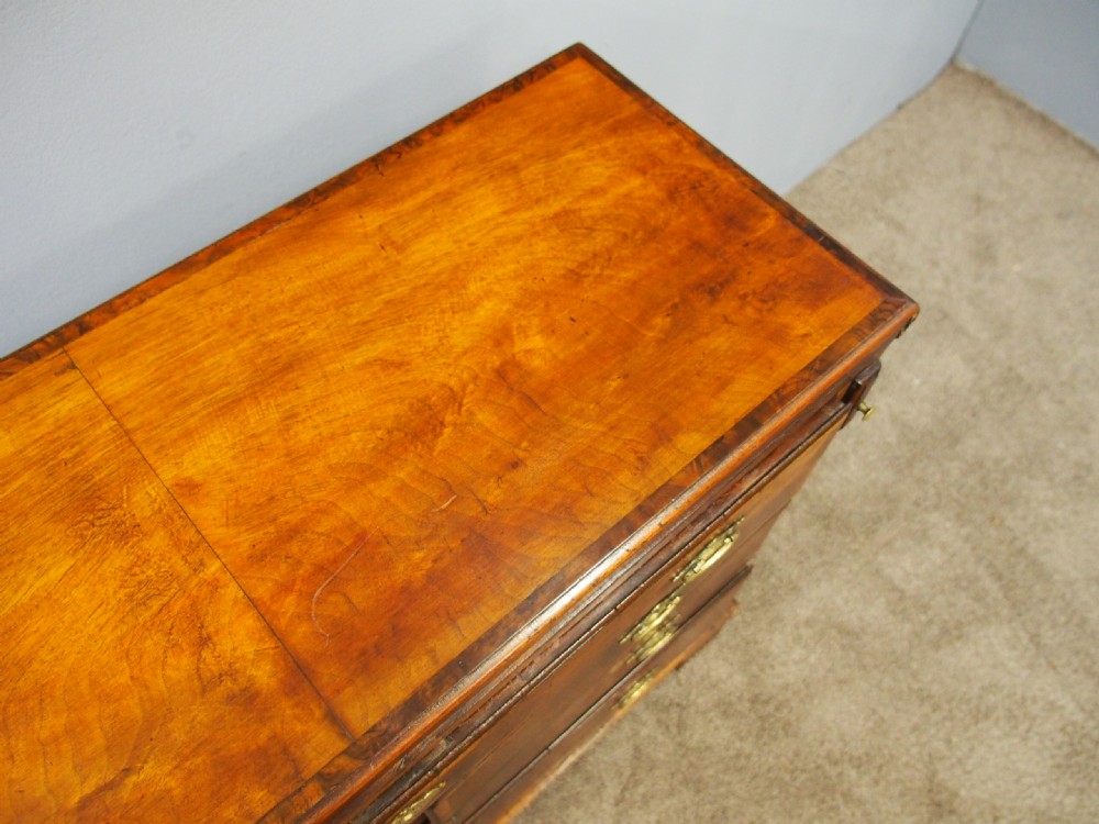 Georgian Style Walnut Bachelors Chest of Drawers View V