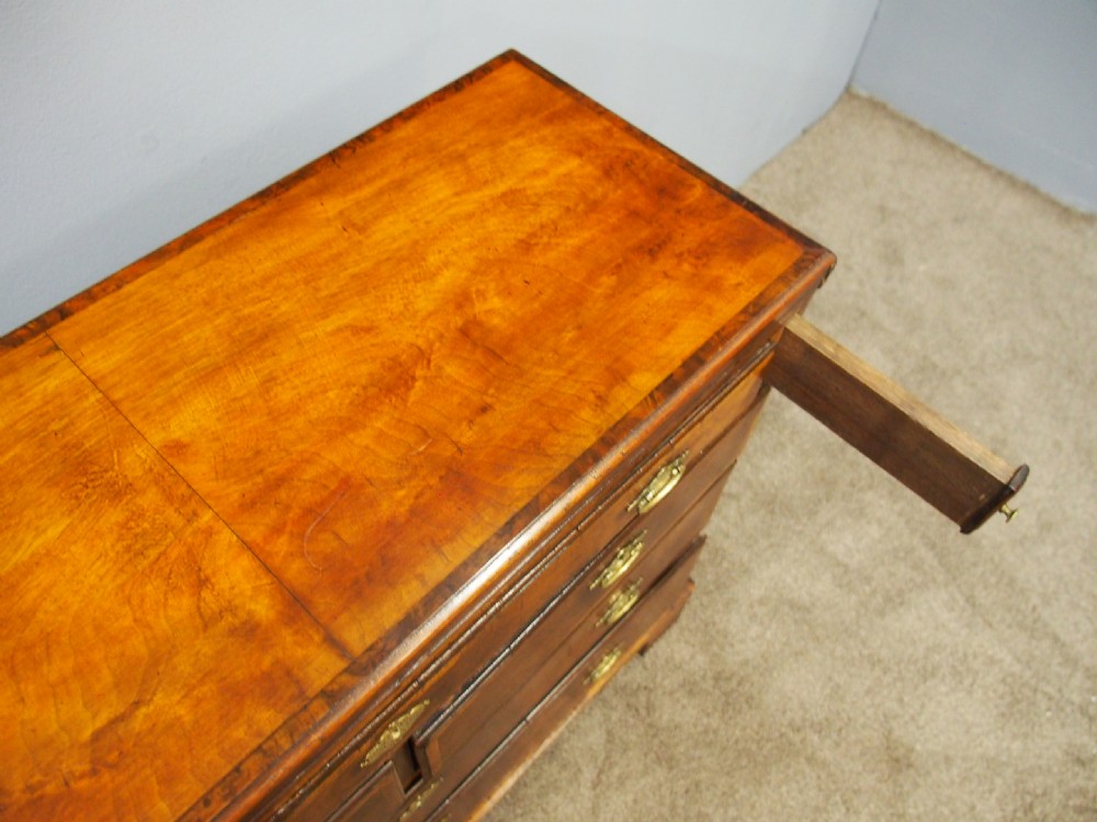 Georgian Style Walnut Bachelors Chest of Drawers View X