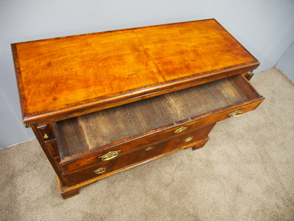 Georgian Style Walnut Bachelors Chest of Drawers View XI
