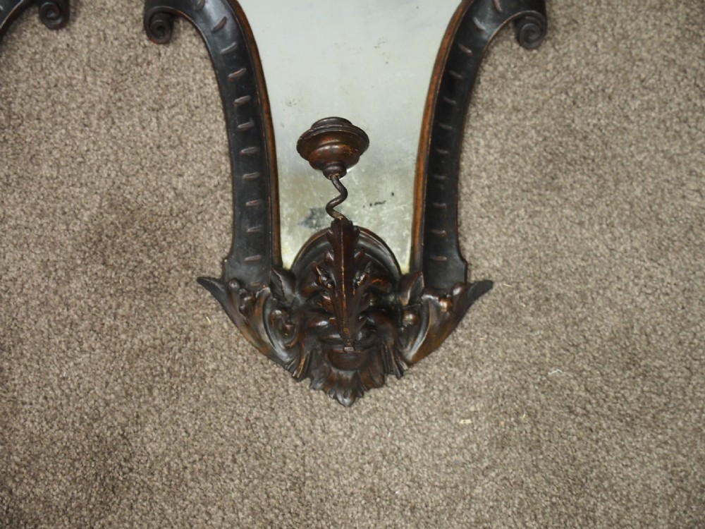 Set of Baroque Style Softwood Girandoles View V
