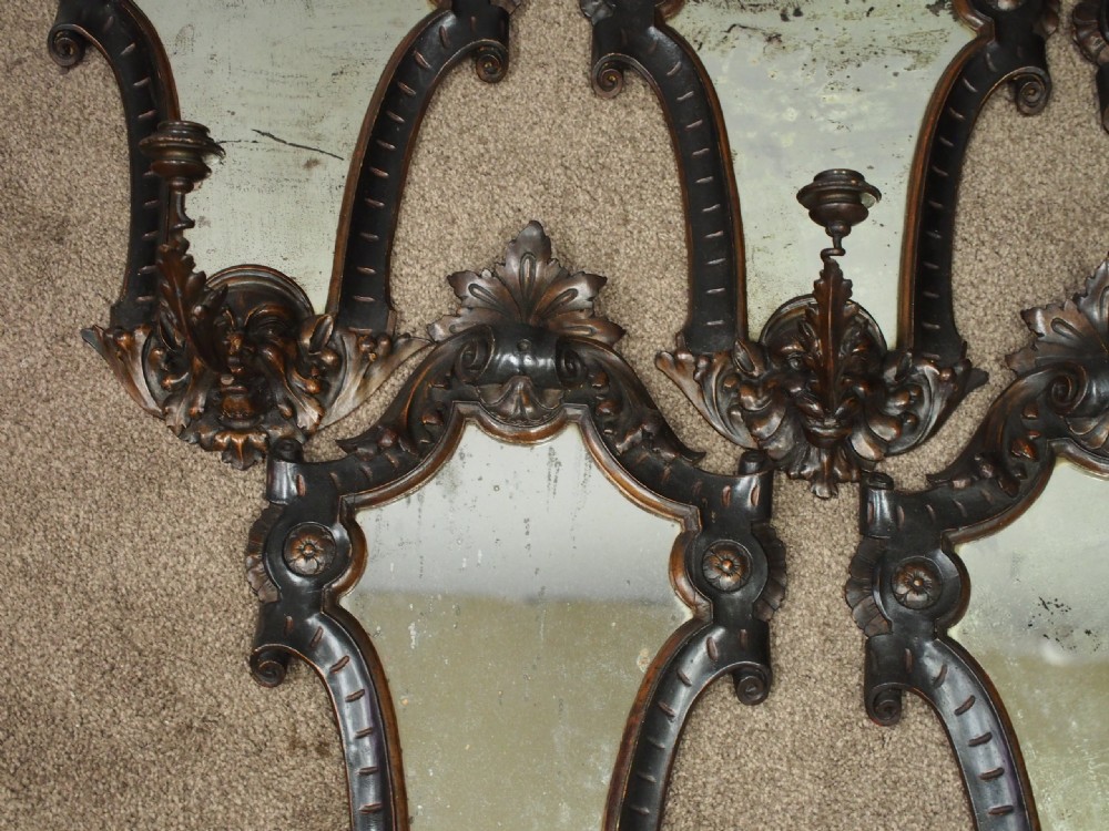 Set of Baroque Style Softwood Girandoles View VI