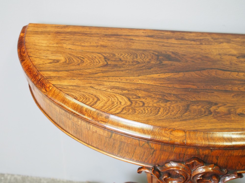 Victorian Rosewood Games Table View III