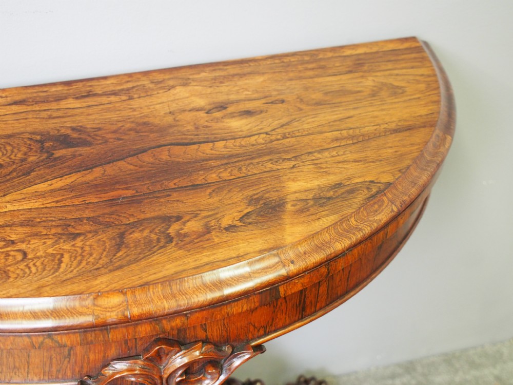 Victorian Rosewood Games Table View IV