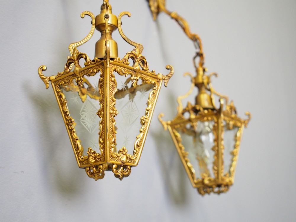 Pair of Venetian Style Wall Mount Lanterns View IX