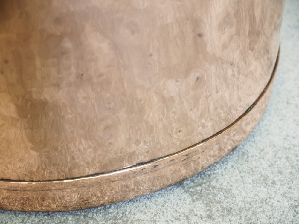 Large Seamed Copper Pot or Log Basket View IX