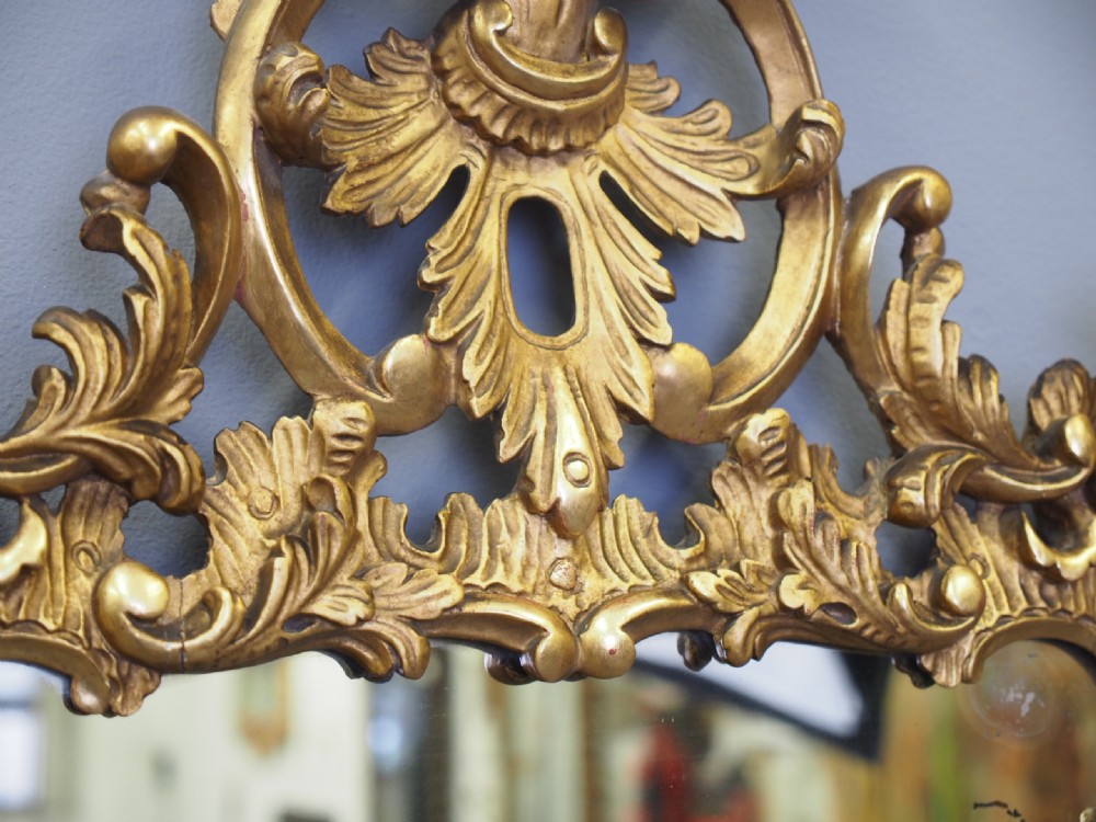 Pair of Large Carved Giltwood Wall Mirrors  View VIII
