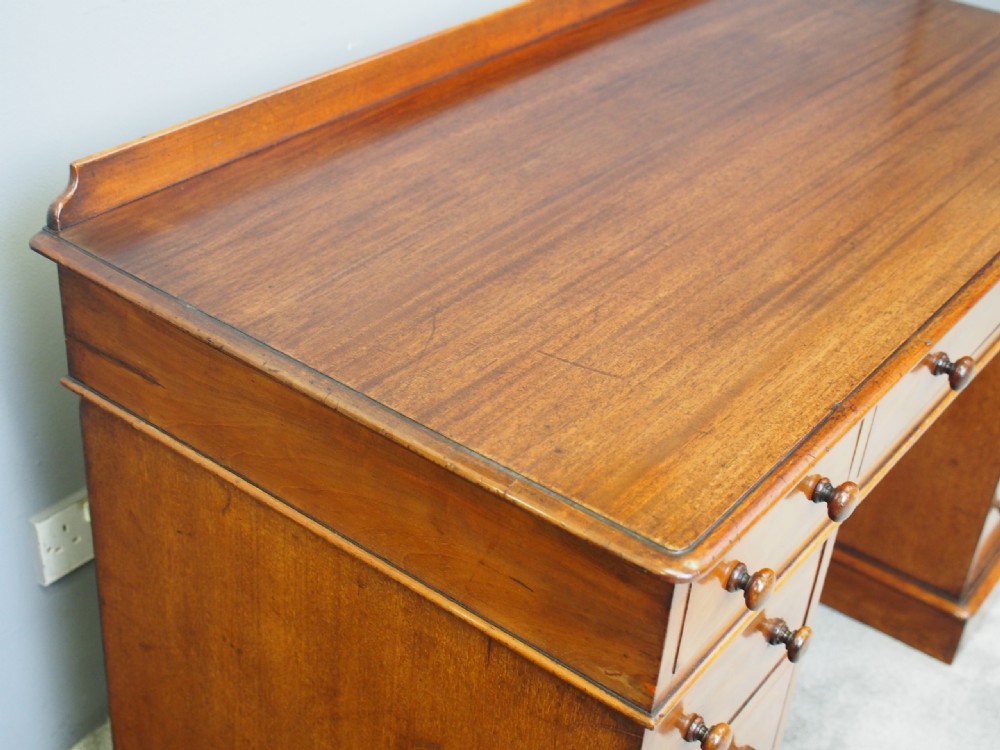Victorian Mahogany Desk by Edwards and Roberts View II