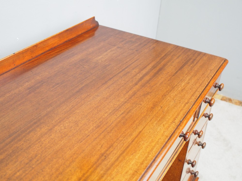 Victorian Mahogany Desk by Edwards and Roberts View III