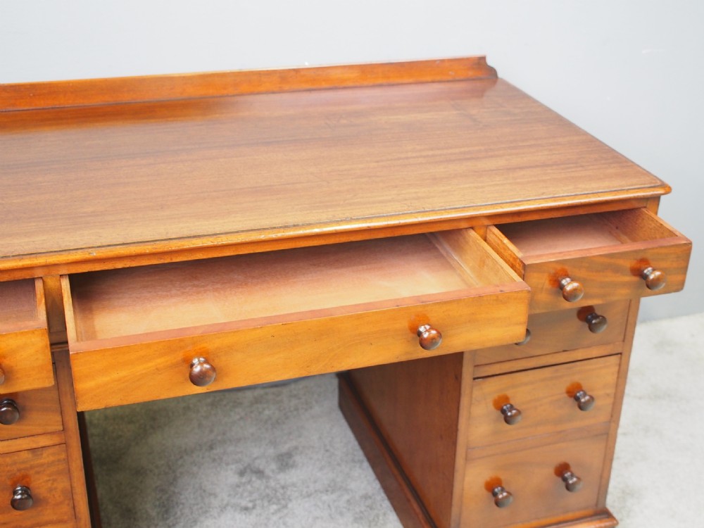 Victorian Mahogany Desk by Edwards and Roberts View VI