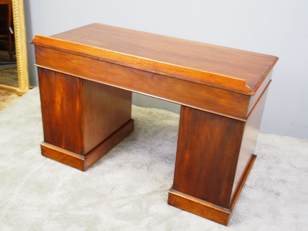 Victorian Mahogany Desk by Edwards and Roberts View X