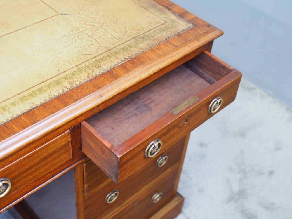 Early 19th Century Mahogany Partners Desk View VIII