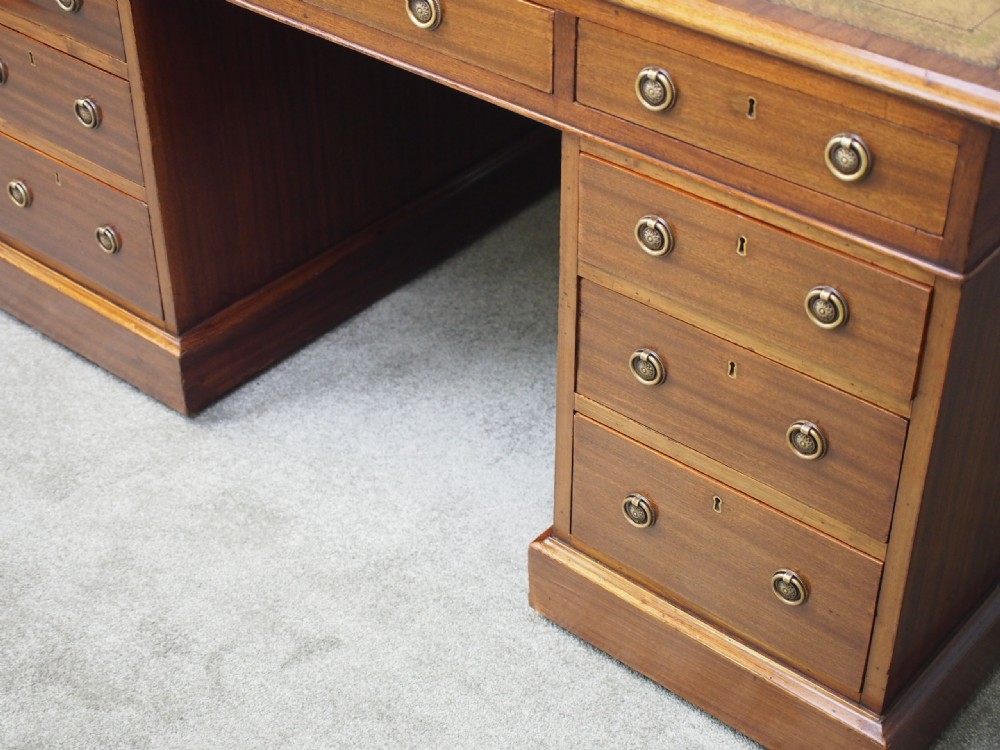 Early 19th Century Mahogany Partners Desk View XI