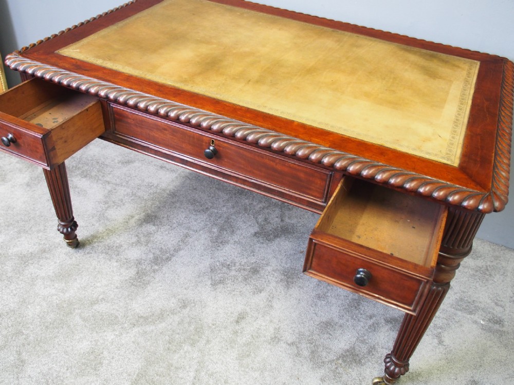 George IV Mahogany Writing Table View IX