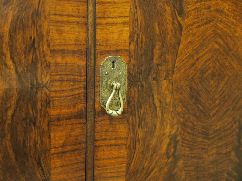 Walnut Linen Press by Whytock and Reid, Edinburgh View V