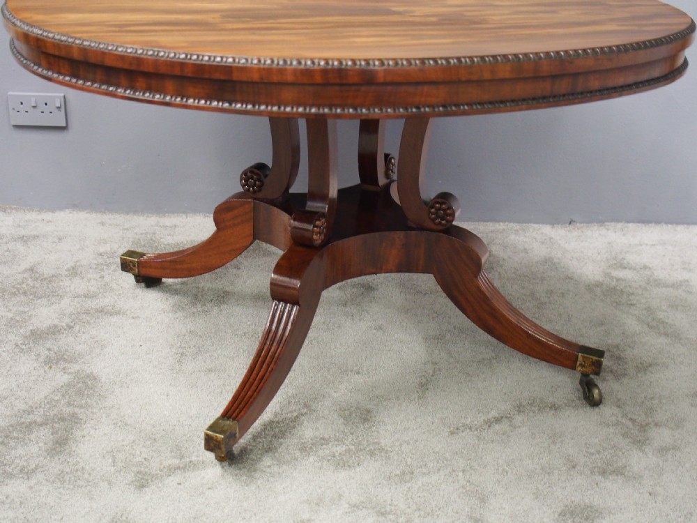 Regency William Trotter Style Mahogany Breakfast Table View VI