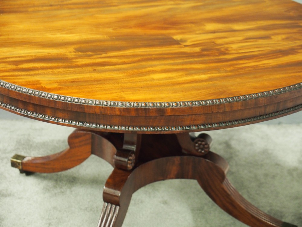 Regency William Trotter Style Mahogany Breakfast Table View XIII