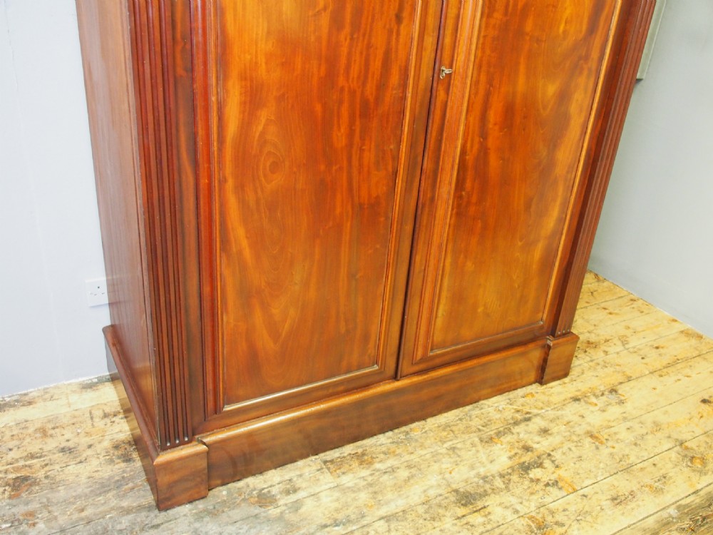 William IV Mahogany Two Door Wardrobe View VII