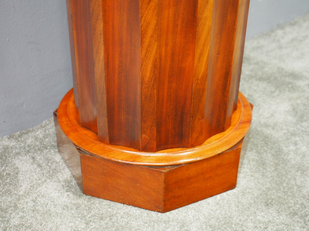 Victorian Fluted Marble Top Pedestal View IV