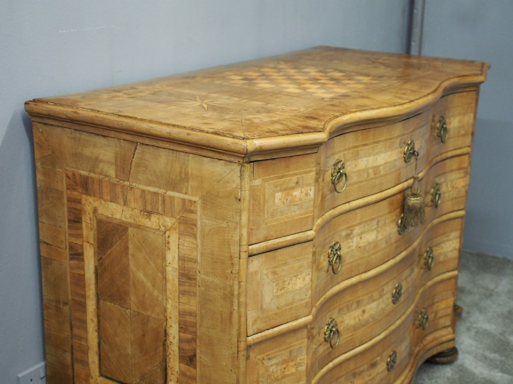 Northern Italian Serpentine Walnut Commode View III
