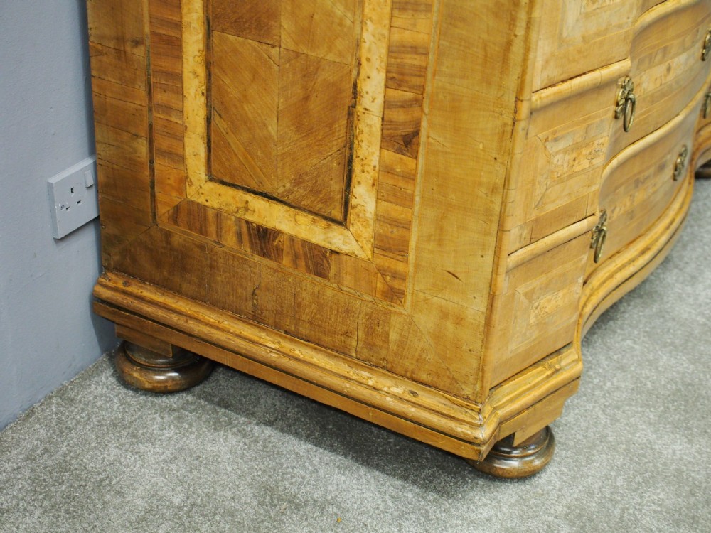 Northern Italian Serpentine Walnut Commode View X
