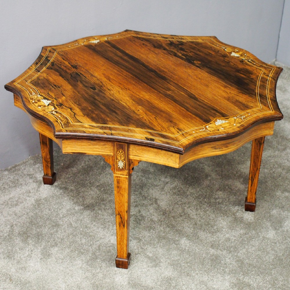 Rosewood Coffee Table by James Schoolbred and Co, London
