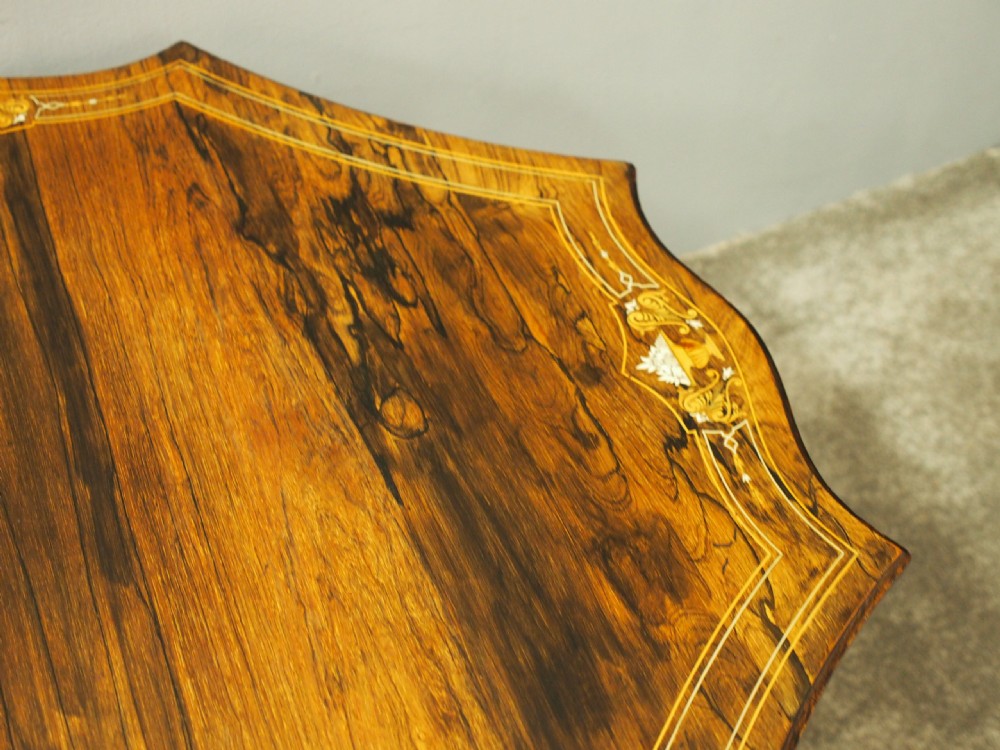 Rosewood Coffee Table by James Schoolbred and Co, London View IV