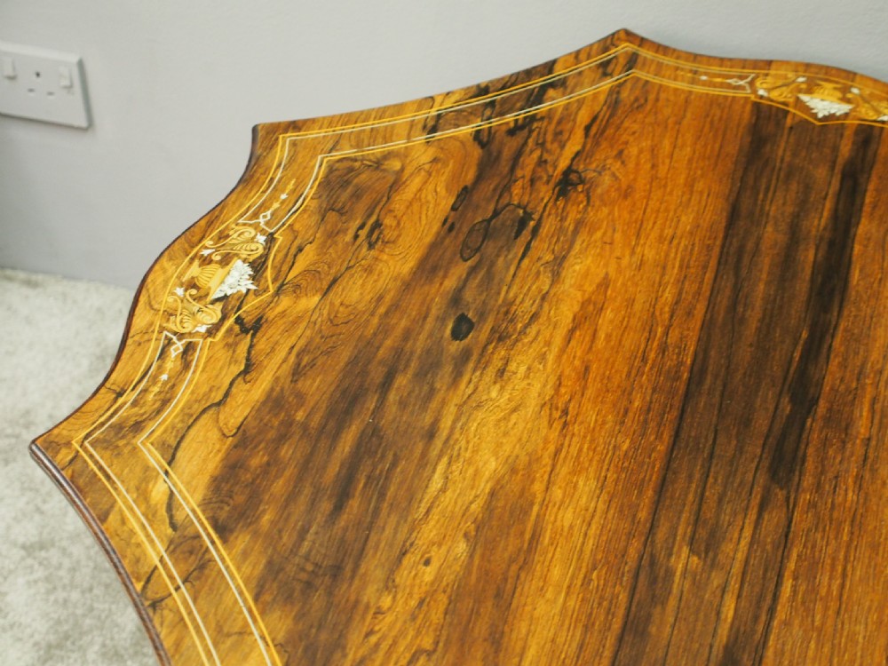 Rosewood Coffee Table by James Schoolbred and Co, London View V